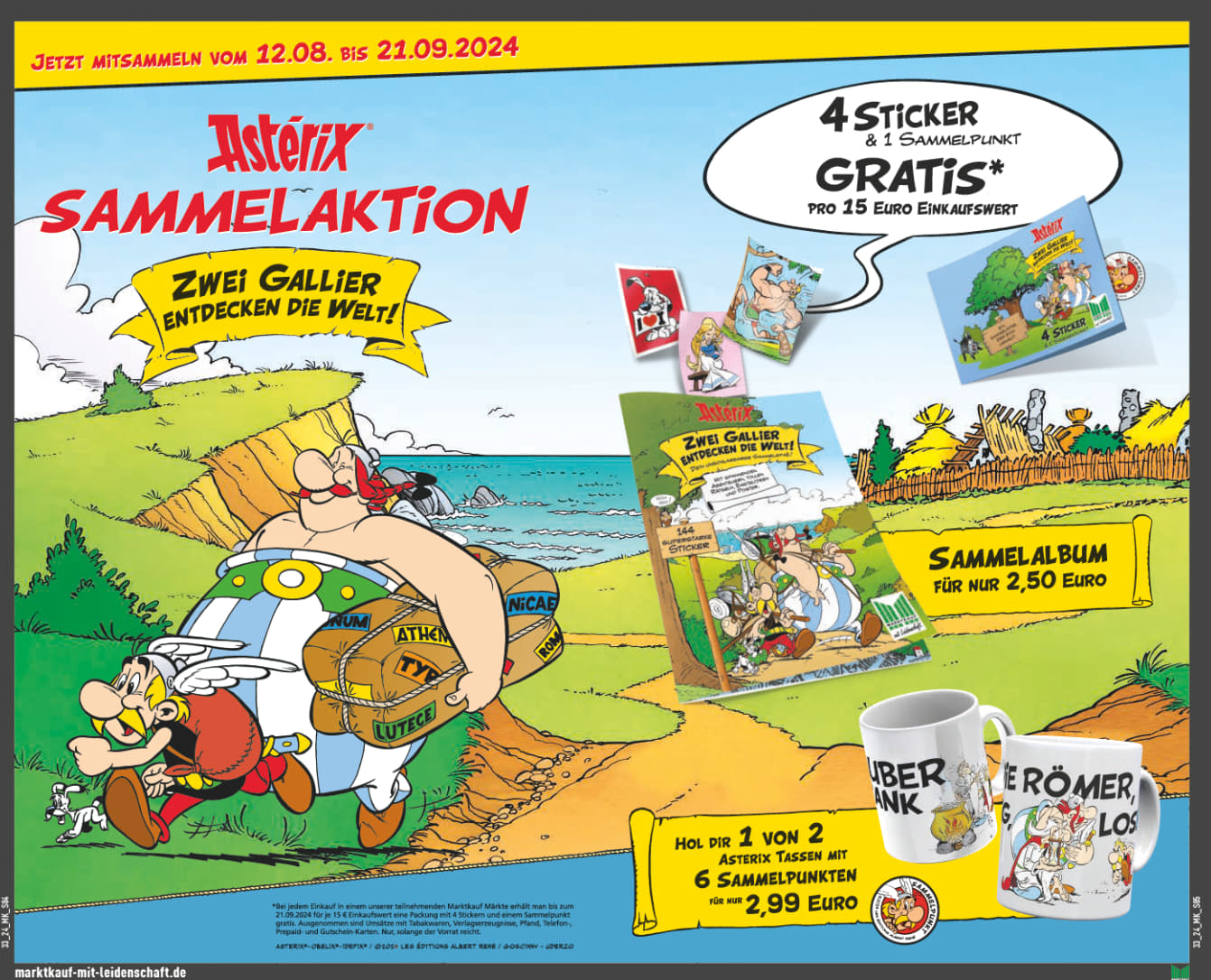 Asterix Sammelaktion nur bei MARKTKAUF ! ♥